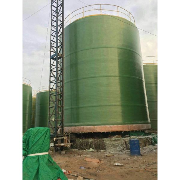 High Strength Antiseptic Cylindrical FRP Storage Tank Agriculture Water Storage