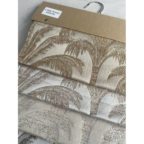 Polyester Chenille Luxury Curtain Fabric Breathable With Woven Technics