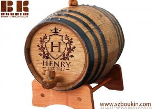 China wooden wine barrel stave chandelier solid oak wooden wine barrel wholesale