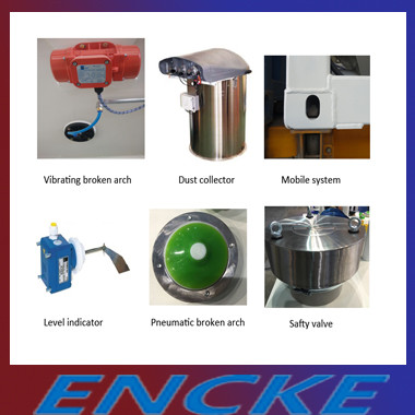 Mini Powder Horizontal Cement Silo Powder Storage Silo With Level Indicator cement storage silo