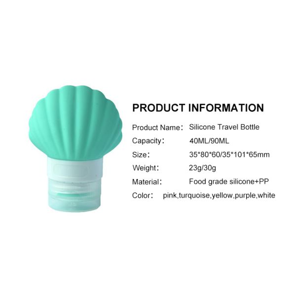 Inside Engraving 90ml Food Grade Silicone Squeeze Bottle