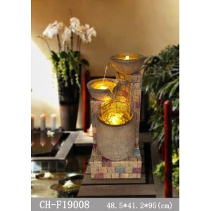 Sandstone Water Fountain Outdoor Garden