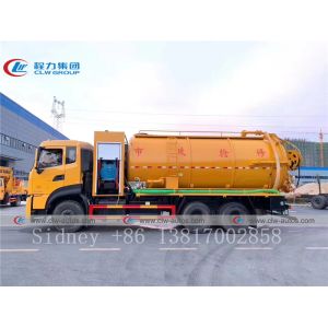 Dongfeng Kinland 6x4 15000 Litres Vacuum High Pressure Cleaning Truck