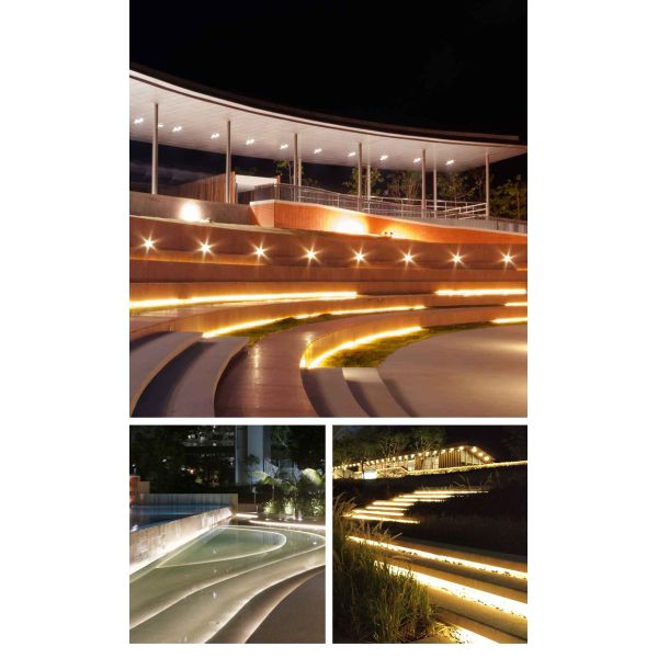 Customize Dimmable Solar Powered Led Strip Lights 30m 40m Auto On Off Ip65 80Lm
