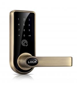 China High Security Bluetooth Door Lock Support Digital Password IC Card For Entry Front Door wholesale