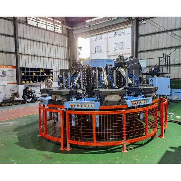 Full Automatic Shoe Sole Making Machine 8 Station Rotary Sole Injection Molding Machine