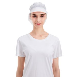 China Polypropylenen Surgical Head Cover 10gsm 40gsm 80gsm With Hair Net wholesale