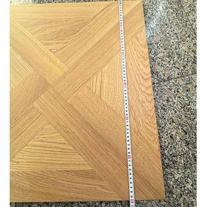 Bespoke Pattern Oak Versailles Engineered Flooring, No Bevel, Natural Vanished