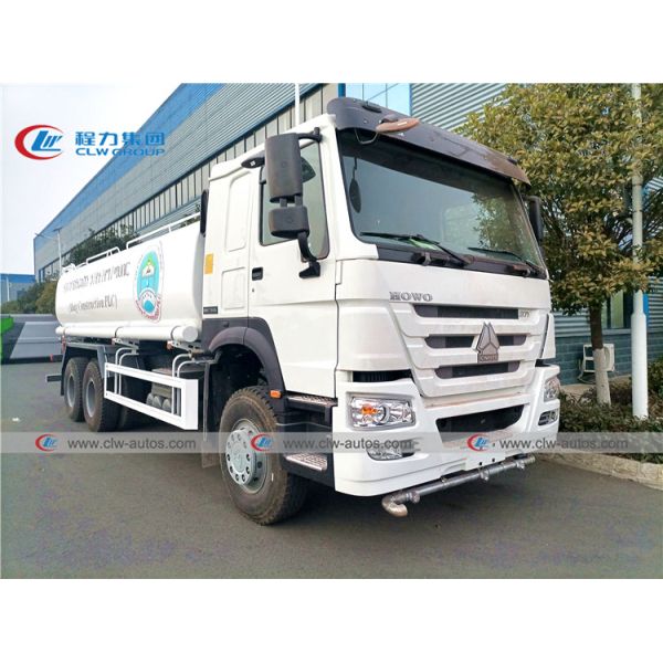 Howo 371HP 20000L Water Tanker Truck For Construction Site