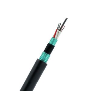 China 72 Cores Armored Fiber Optic Cable GYTS53 Direct Buried Stranded Loose Tube Armored Cable on sale