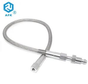 China High Pressure Metal Braided Flexible Air Hose With 1/4 Female / Male NPT End Connection on sale