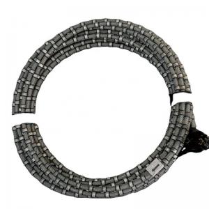 China 8.8mm Sintered Bead Plastic Diamond Wire Saw for High Precision Granite Block Cutting wholesale