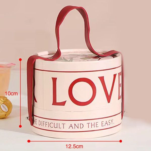 Custom Round Cylinder Gift Box Packaging For Storage Food Candy Chocolate Wine Jewelry