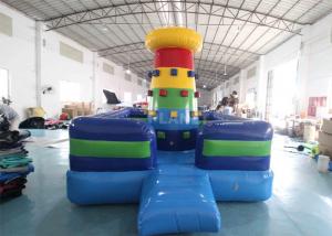 China Airtight PVC Inflatable Rock Climbing Wall / Inflatable Rock Climbing Bouncer Games wholesale
