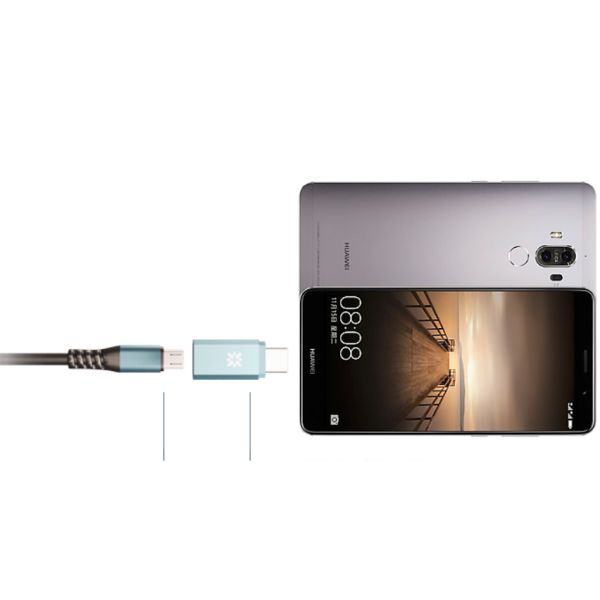 Colorful USB To USB C Adapter , Fast Charging USB 3.1 Type C Cable Resistor