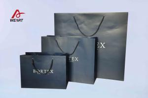 China Embossed Logo Art Paper Bags Different Design Style For Gift Daily Commodities on sale