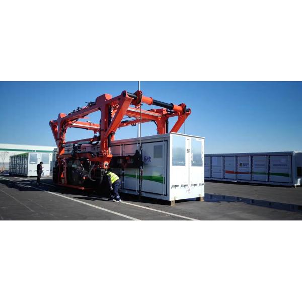 Customized Industrial Straddle Carrier Crane 7km/h For Low Doorway Factories