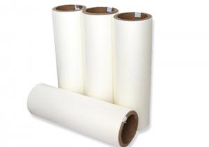 China 22 Mic Polyester Laminating Plastic Film 3000m Gloss Thermal BOPP Film For Paper wholesale
