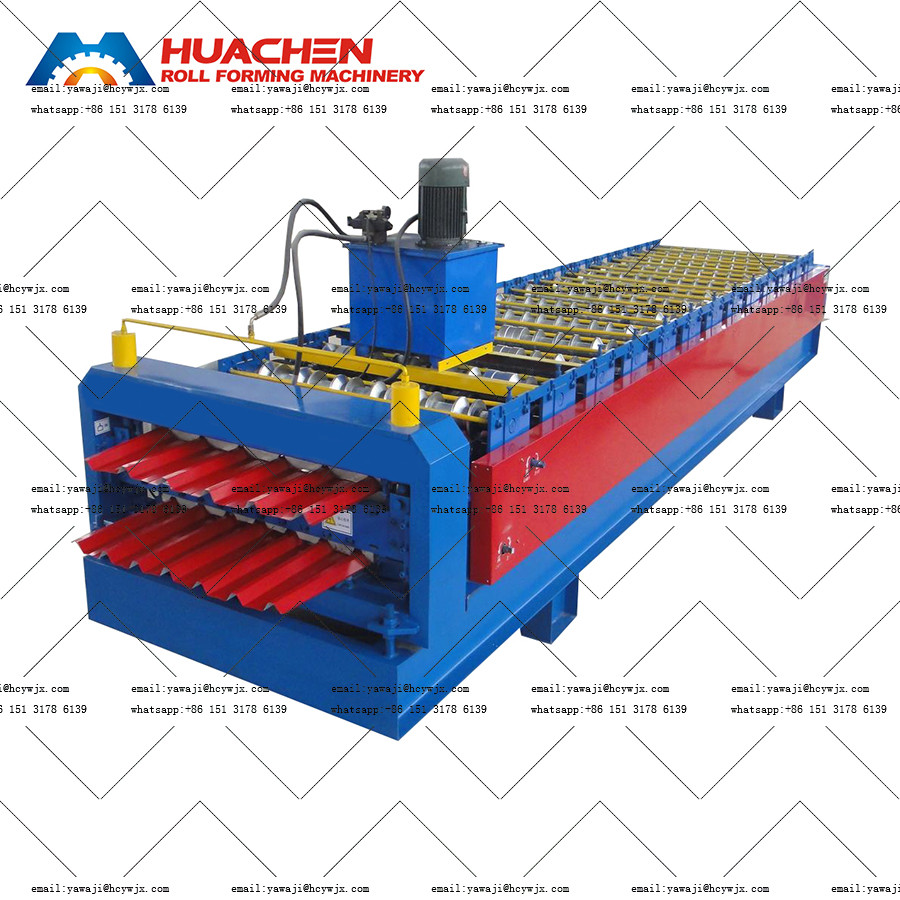 China Metal Roof Double Layer Roll Forming Machine 15m/Min on sale
