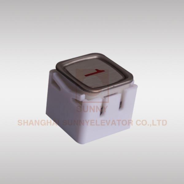 Square Elevator Push Button Switch With Stainless Steel Frame And Stainless Plate