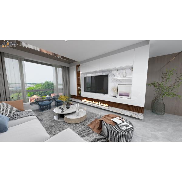 High Grade E1 Wooden TV Cabinets Furniture Designs for Modern Living Room Wall Mount