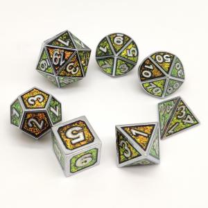 China Nontoxic Practical Small Polyhedral Dice , Wear Resistant Custom Metal Dice on sale