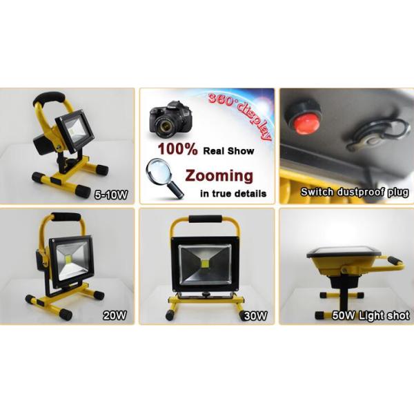 Waterproof Industrial LED Flood Lights 8800mah Battery For Fishing Camping