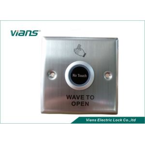 Stainless Steel Panel Touchless Door Release Button Wave Button