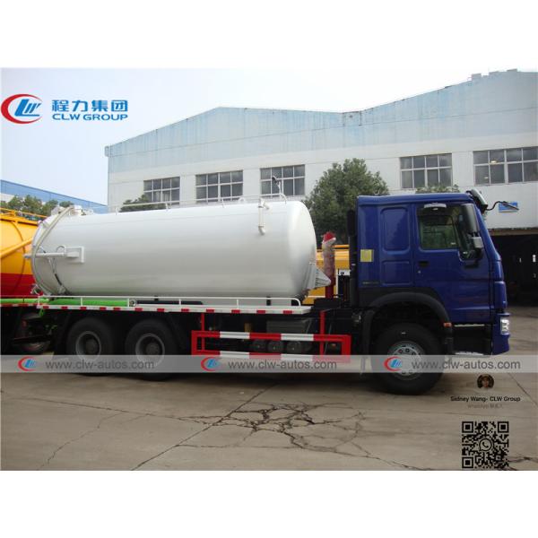 SINOTRUK HOWO 6x4 371HP 15000 Liters Vacuum Sewer Truck