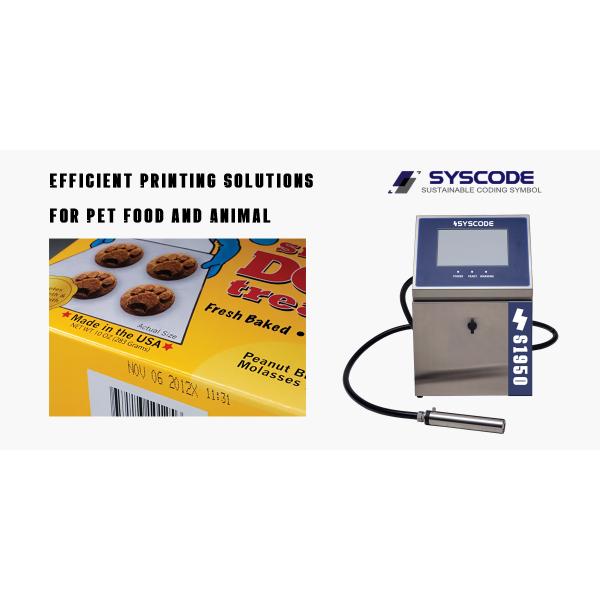 Energy Efficient CIJ Inkjet Printer High Compatibility For Food Product Marking