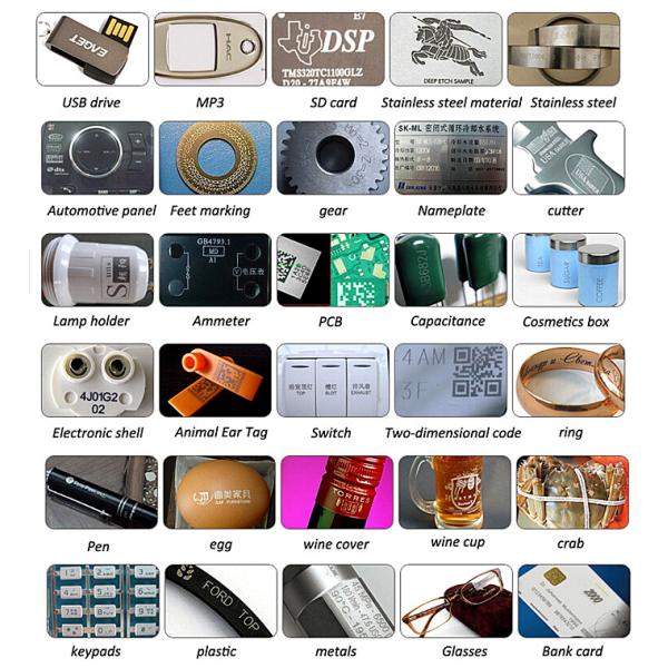 20 Watt Portable Automatic Laser Marking Machine Desktop Laser Marker Split Type