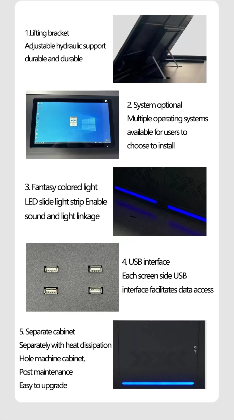 Customizable Interactive Touch Table with 4K Max Resolution for Indoor HD Use