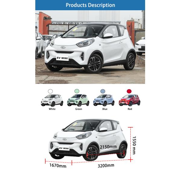 China Cheap Small Ant Used Energy Vehicles Adult Chery Mini Ev Car