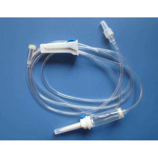 PVC Sterile Disposable Infusion Set Medical Grade With 150cm Tube Length EO Sterilization