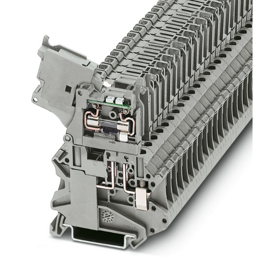 Quality Phoenix Contact UT 4-HESILED 24 (5X20) GY - Fuse modular terminal block 3074172 for sale