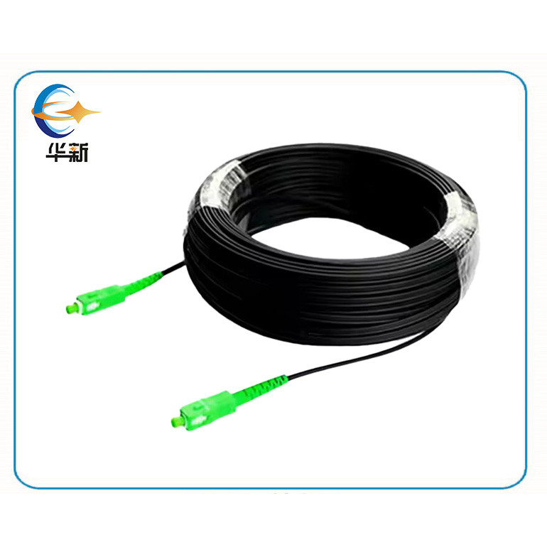 Simplex Single Mode G657a Fiber Optical Patch Cord Fiber Optic Drop Cable SC UPC