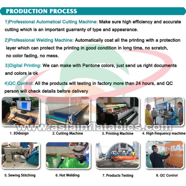 Double Stitching Water Park Inflatable Pool Slide For Teens Customized Color