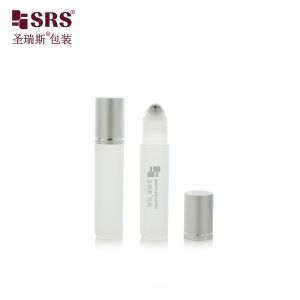 China RPA-10ML Round Empty PP Recycled Injection Color Roller Steel Ball Massge Hair essence Bottle wholesale