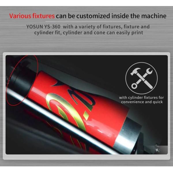 Multicolor Digital Cylinder Printer 300MM 360° Full Coverage