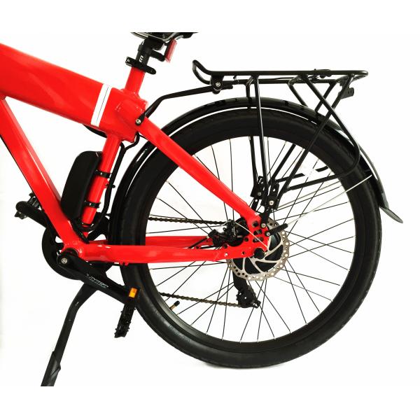 Colorful 350W Electric City Bike With Panasonic Lithium Battery