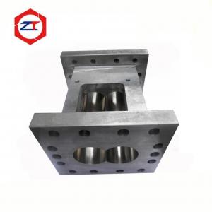 China 85mm Plastic Pellet Machine Parts Feeder Screw Barrel 67.8mm Center Distance Conical Double-Screw PP Extruder wholesale