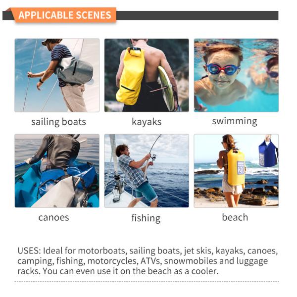 Custom Logo TPU Triathlon Transition Backpack Travel Hiking Sports