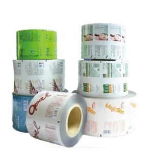 recyclable food packaging film/printed plastic food packaging film rolls