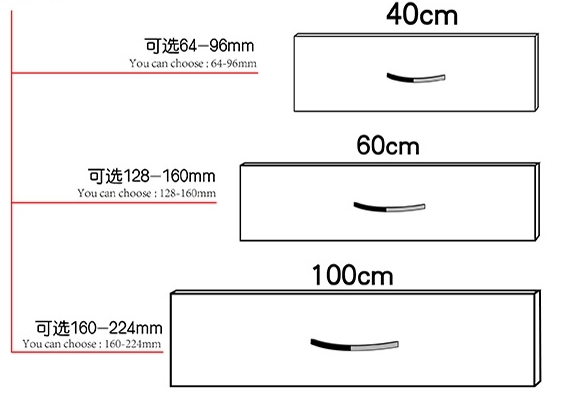 hardware premium made in China modern kitchen cabinet design ideas kitchen aluminium profile cabinet handle