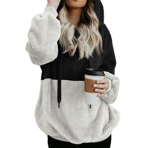 Factory Custom 100% Polyester Zipper Up Women's Long Sleeve Hoodies Fleece