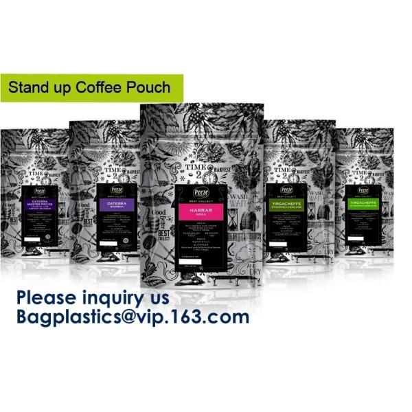 Food Grade Matt Black Surface Coffee Bag With Valve Matt Black Surface Coffee Bag With Valve,Coffee Bean Bag Aluminum Fo