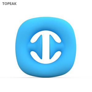 China 6x6x1.2cm Silicone Finger Strengthener For Climbing Party Popper Noise Maker Sensory Toy on sale