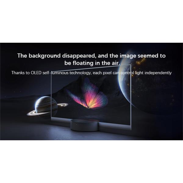 Original Xiaomi Transparent TV 55 inch OLED 5.7mm ultra-thin screen Smart TV television Suspended image 55 Inch 4k smart