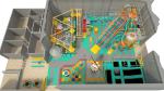Pirate Ship Indoor Playground with Soft Padded Structure