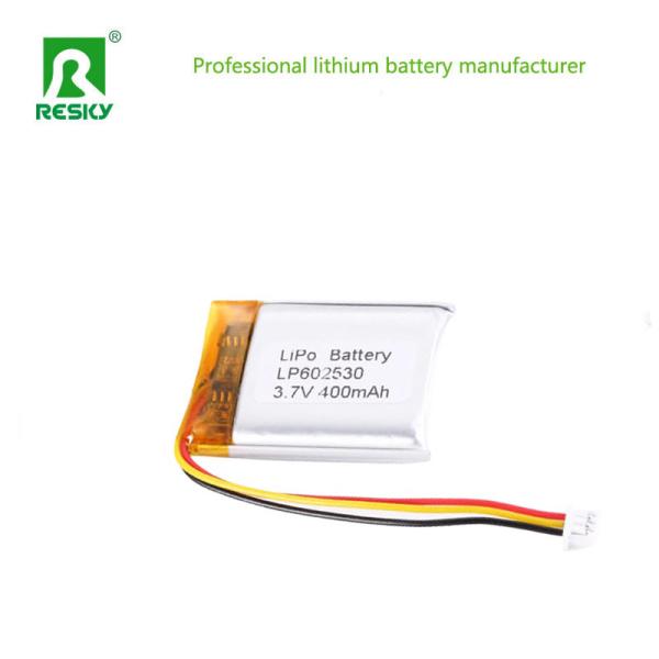 Li-ion Battery LP602530 3.7V 400mAh 1.48wh Solar Lithium Lipo Polymer Battery Cell For Pulse Oximeter